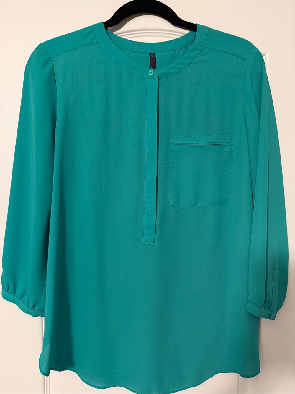 NYDJ Mint Green Blouse Size M